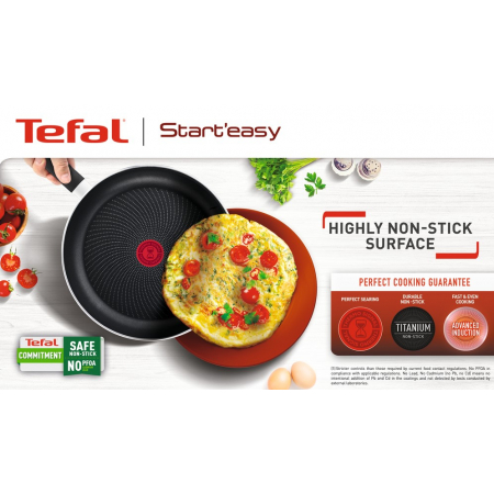 Zestaw Garnków TEFAL Titanium 6 elementów indukcja